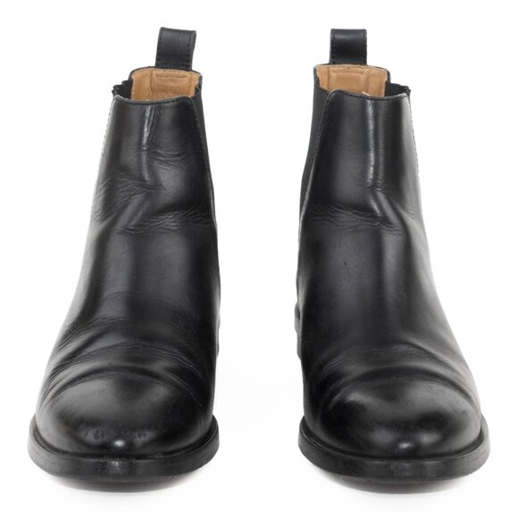 Everlane The Modern Chelsea Boot Black Leather Size 7 - Picture 2 of 16